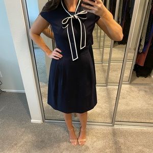 JCrew navy business casual dress